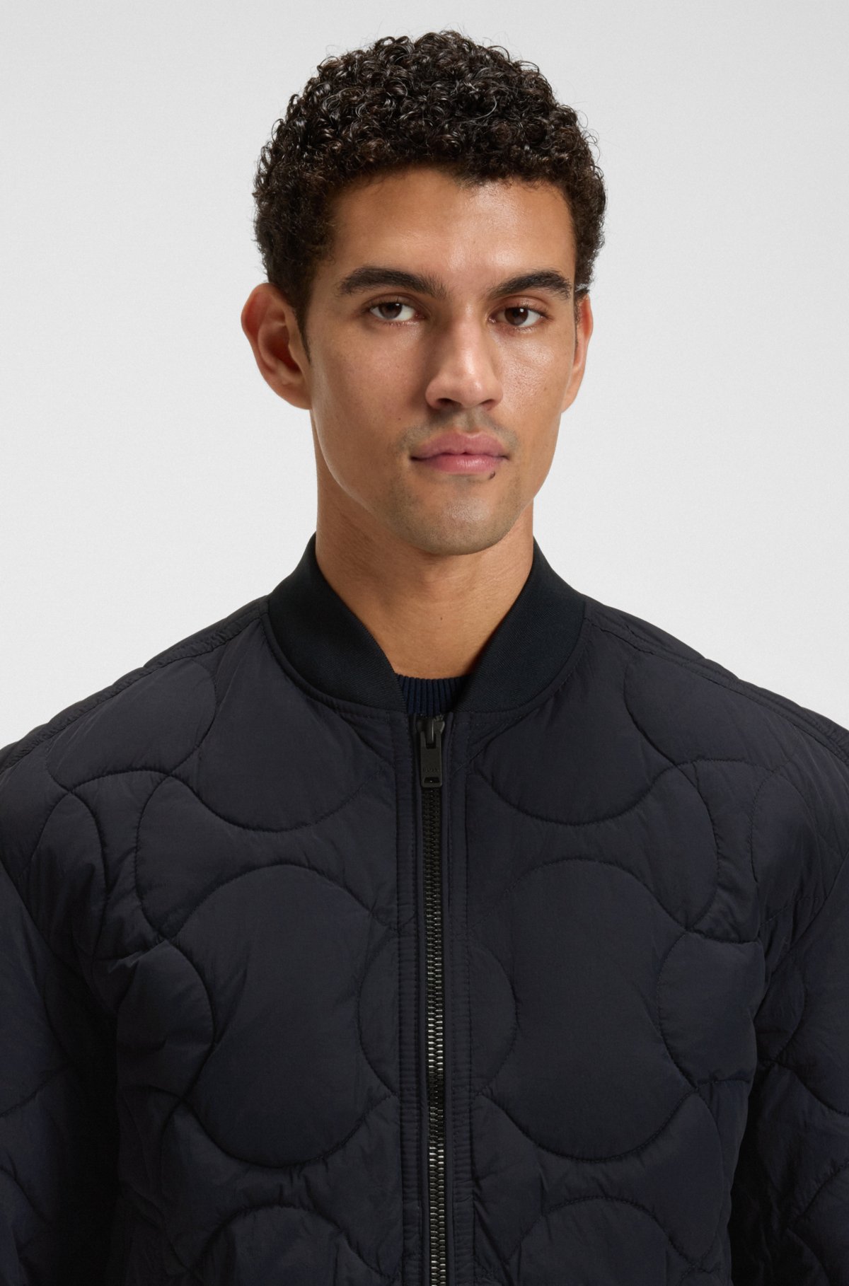 Onion-quilted jacket with water-repellent finish Onion-quilted jacket with water-repellent finish