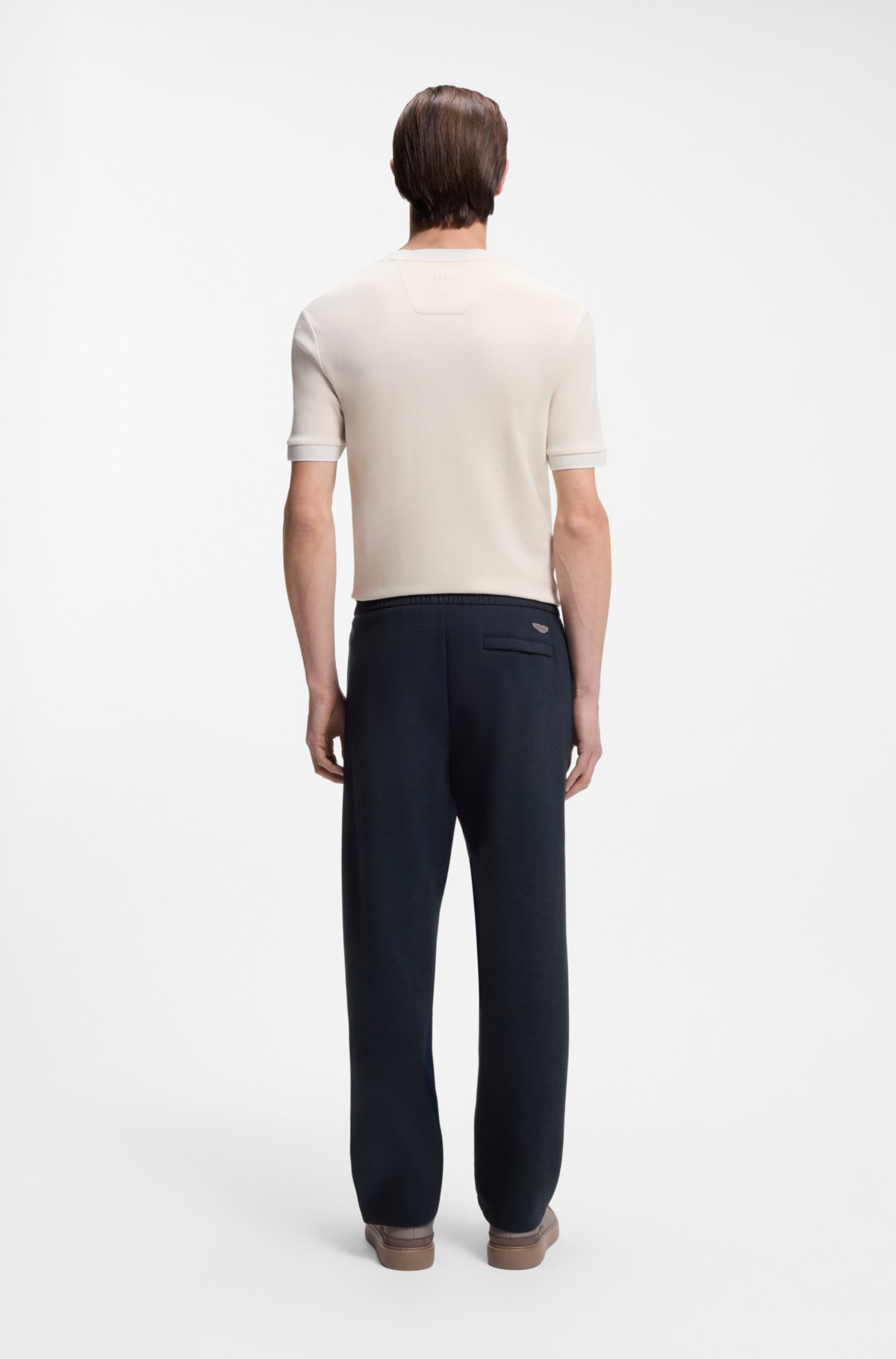 BOSS x ASTON MARTIN tracksuit bottoms with drawcord