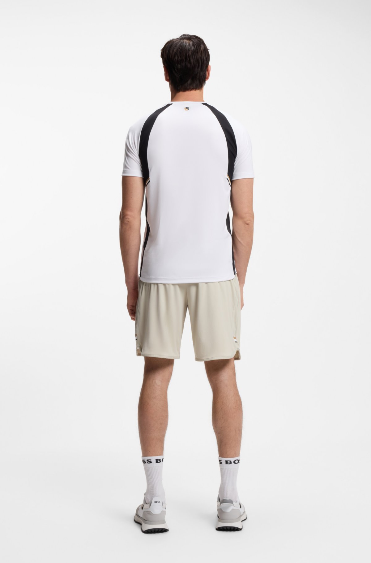 Active Quick-dry slim-fit T-shirt with four-way stretch