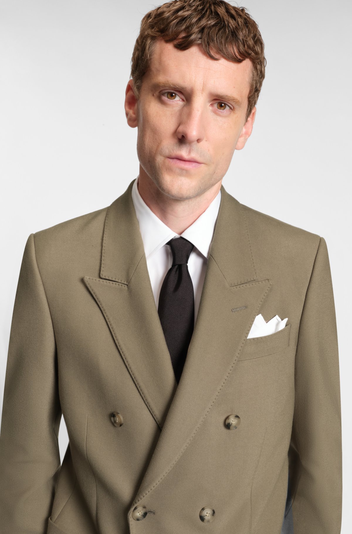 Relaxed-fit jacket in stretch fabric