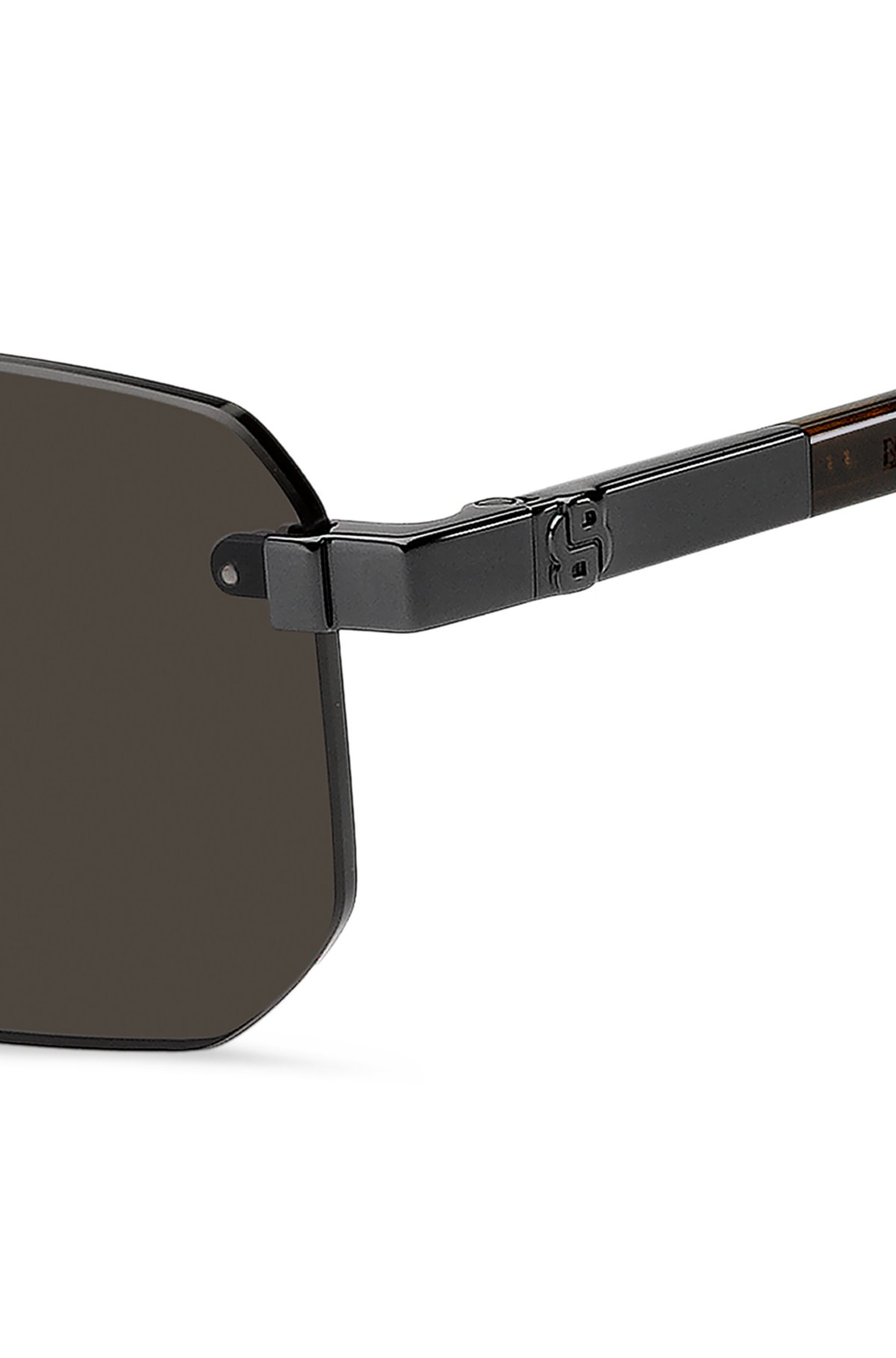 Rimless sunglasses with Double B monogram
