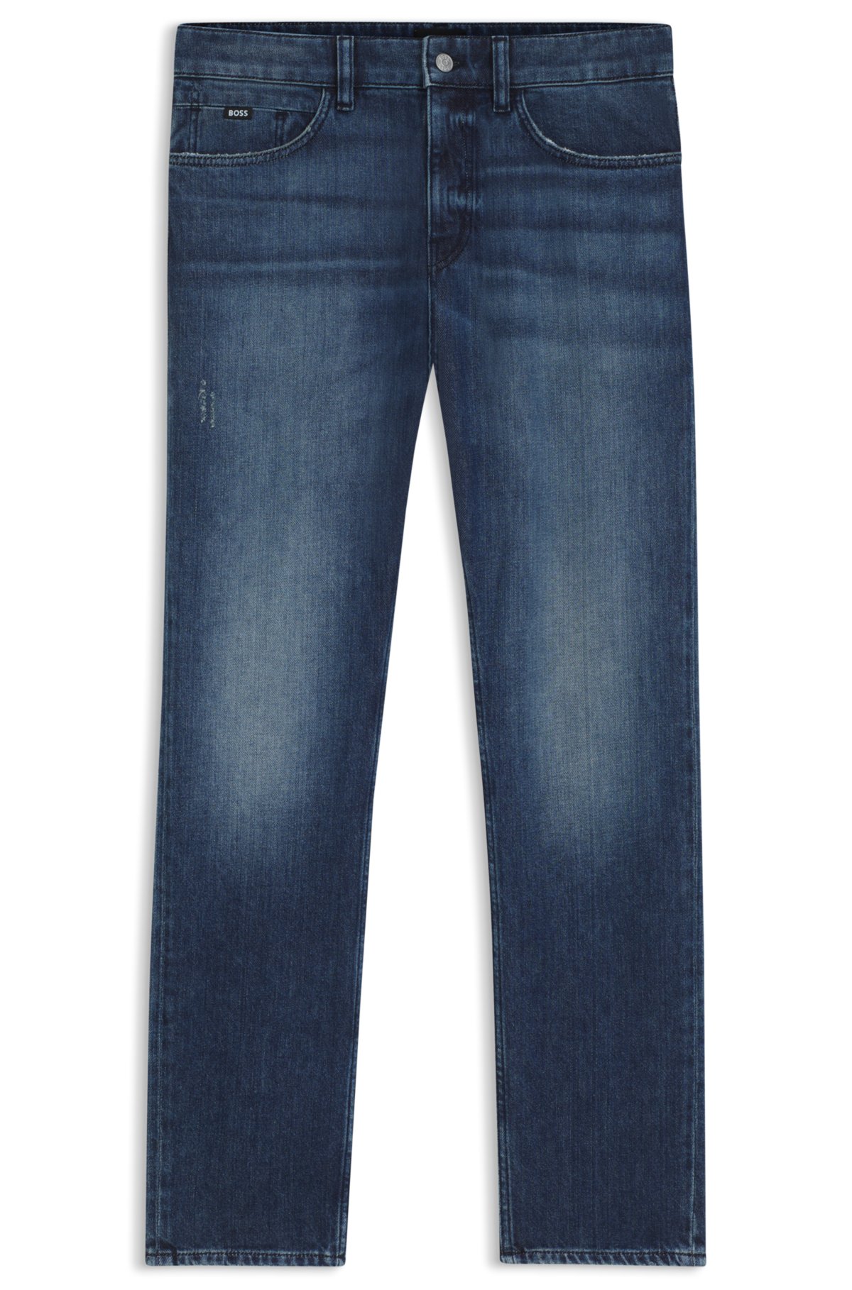 Delaware blue slim-fit jeans in mechanical-stretch denim