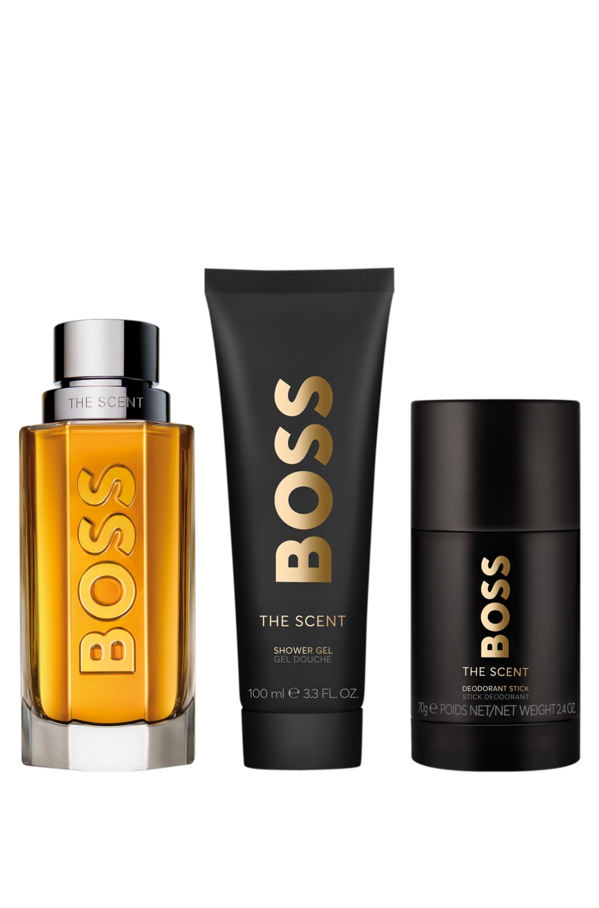 BOSS The Scent Eau de Toilette for Him 100 ml – 3.4 fl oz gift set