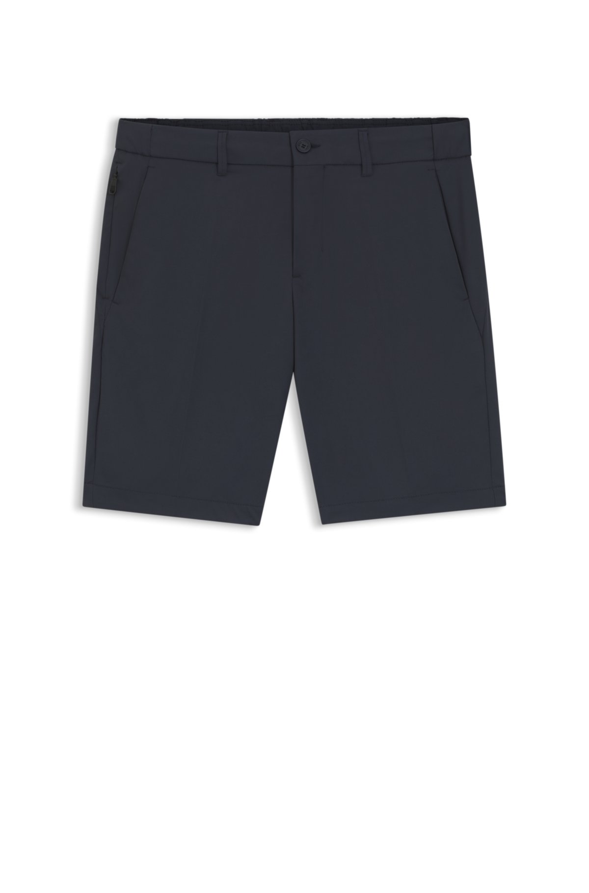 Easy-iron shorts with water-repellent finish