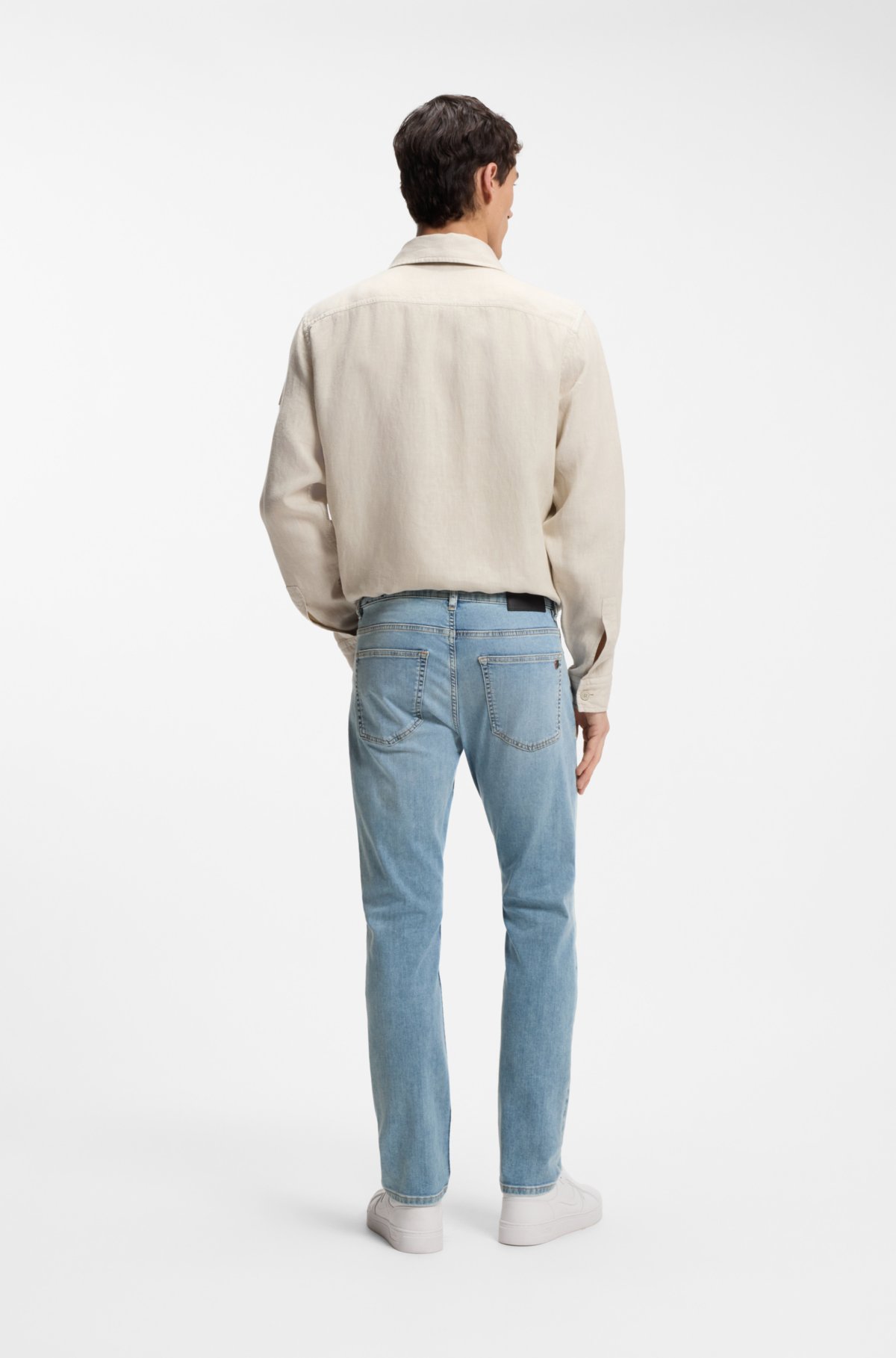 Delaware slim-fit jeans in blue soft-motion denim