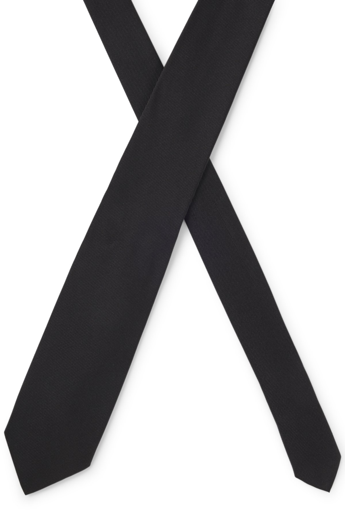 Formal tie in silk jacquard